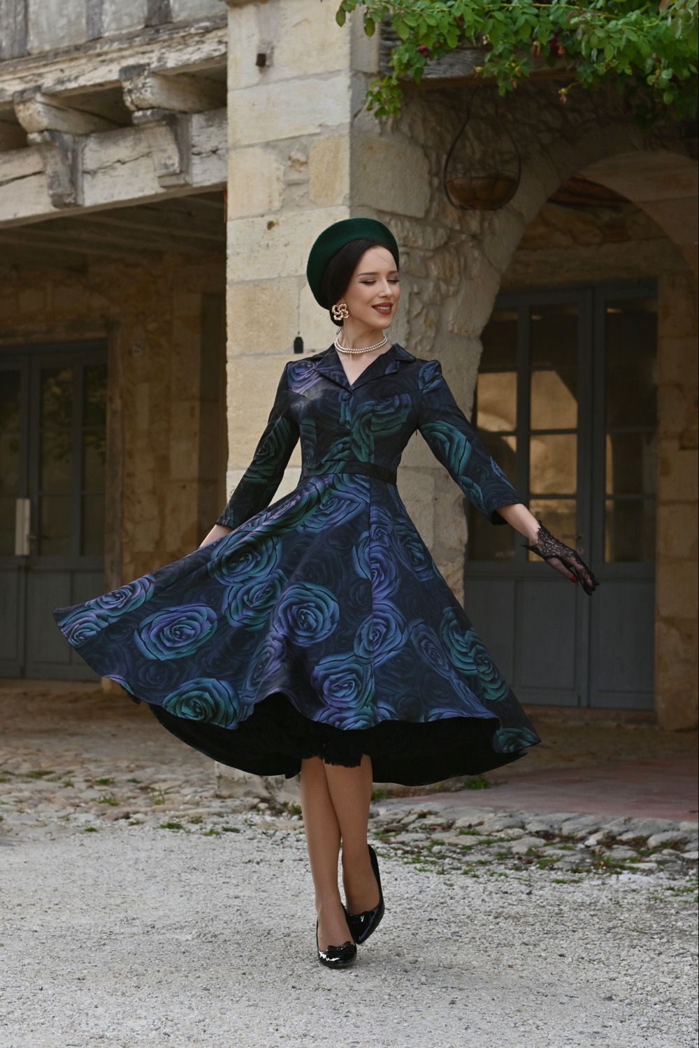Amara Rose Swing Dress in Extended Sizing